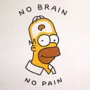 No brain,