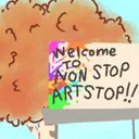 Non stop art stop
