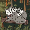 gothicpluto's possum pals