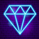 Neon Gaming Server Icon