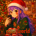 Discovery icon for E-Girl World | VC • Social • Call • Nitro • Anime • Active • Emotes • Egirls • Gaming • Voice Chat Discord server