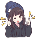 Anime Thumbs Up Emotes