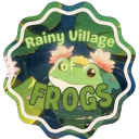︵  🐸Rainy Village of Frogs ⸝⸝  ♡ Discord server icon