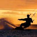 Kitesurfing