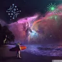 A Rock Floating Through Space