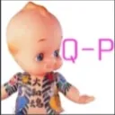 Q-P∠(　˙-˙ )／