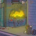 dumpster fire ⋆༶⋆˙⊹