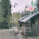 ☁┊ ɪɴ ᴛɪᴍᴇ, ᴛʜᴇ ʀᴀɪɴ ᴡɪʟʟ ᴘᴀꜱꜱ ┊☁ Discord server icon