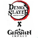 demon impact . genshin x demon slayer