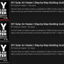 DIY Solar Air Heater Building Guide