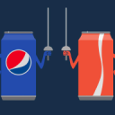 Coca Cola Vs Pepsi Server Icon