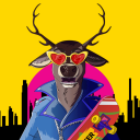 Retrowave Deer
