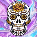 Colored Skulls