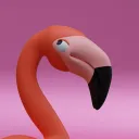 Flamingo Party 3D