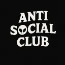 AntiSocial Club.  Discord Server Icon