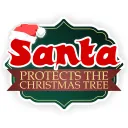 Santa Protects the Christmas Tree