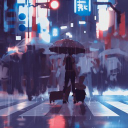 Rainy day town Server Icon