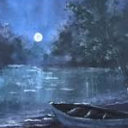 Midnight Lake Side