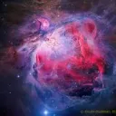 Floating in space among the nebulas