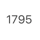 ~~1795~~