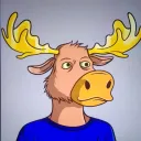 Angry deer