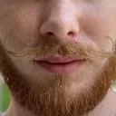 Red mustache