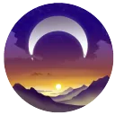 Sunset Moon