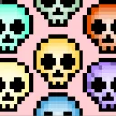Pixeled Skullsys