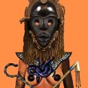 African mask club