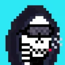 Pixelated Skeles Dead Punks