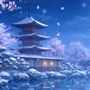 🐸⋅❄‧Snowy Froggy Pond‧❄⋅🐸