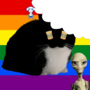 mipeciety with a huge bite mark Discord server icon