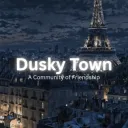 𝓭𝓾𝓼𝓴𝔂 𝓽𝓸𝔀𝓷 • 𝓒𝓱𝓲𝓵... Discord Server Icon