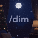 /dim