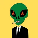 Alien skeleton's icon