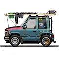 Pixel Car Bonhomes