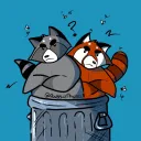 Poubelle Pandaz