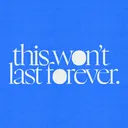 THIS WON'T LAST FOREVER