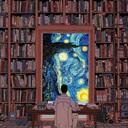 ... ̊ +      + ̊: Biblioteca Noite Estrelada..+  ̊     ̊ + ̊: Discord Server Icon
