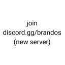 new server - discord.gg/brando... Discord Server Icon