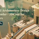 Mythical Architecture Design with Blender / 3DCoat for Beginners