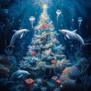 ✦ ‿･ﾟ:🐬 𝓕𝓻𝓸𝔃𝓮𝓷 𝓞𝓬𝓮𝓪𝓷 💦✧･ﾟ: ︵✦ Discord server icon