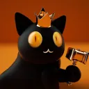 Black cat 3D