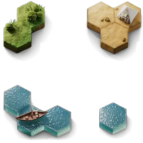 Hex Tiles, Avatar Decoration
