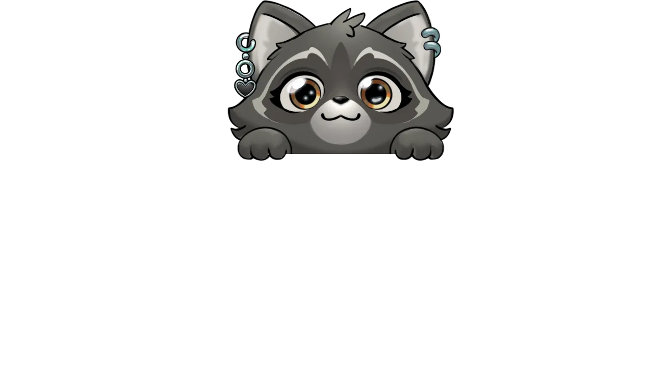 Alt Raccoon profile frame