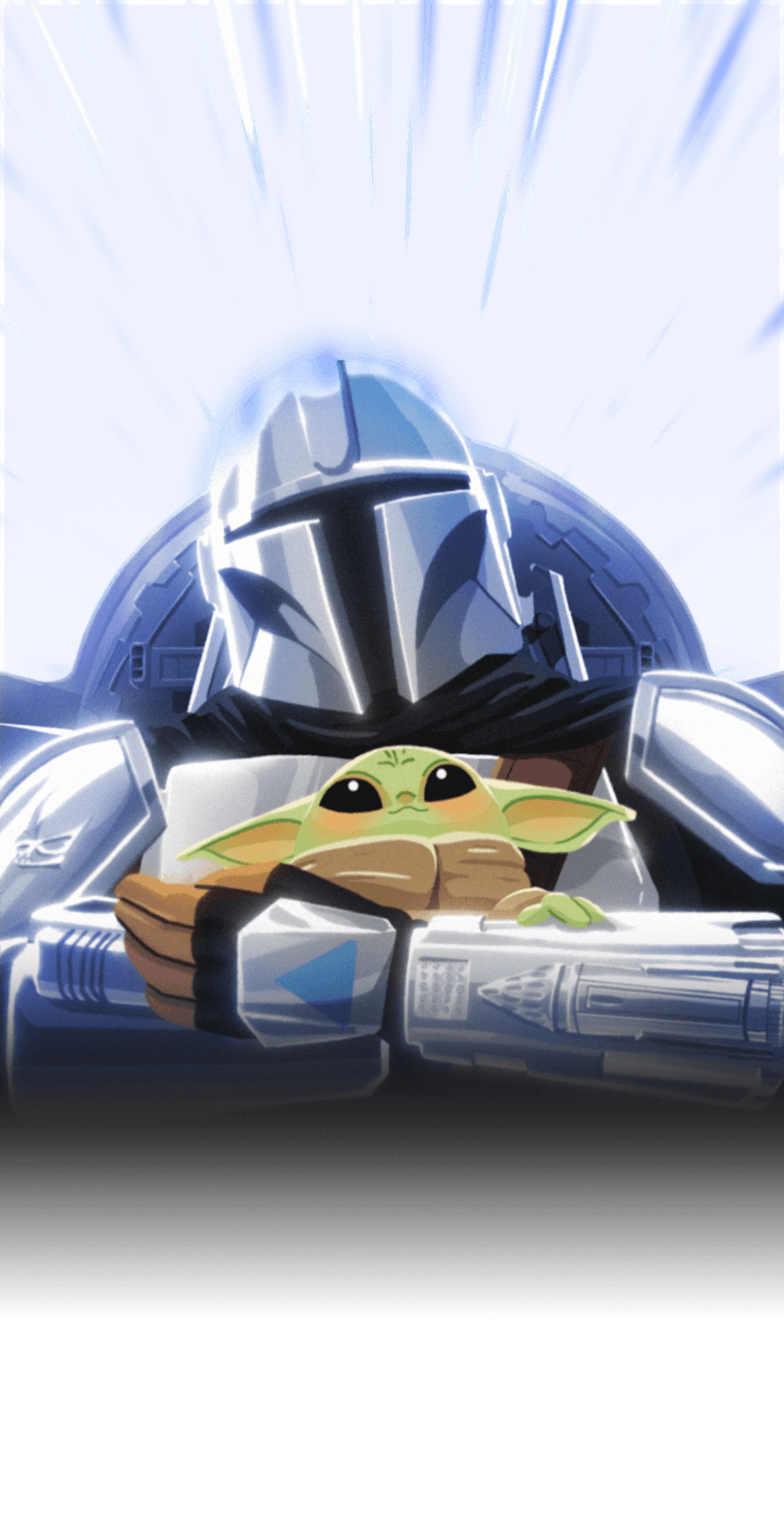 Mando and Grogu