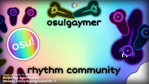 rhythm!gaymer | GD & osu! Community🌌 splash