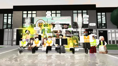 Bloxburg High School splash