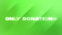 Only Donations splash