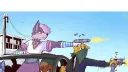 Furry Cum Sock splash